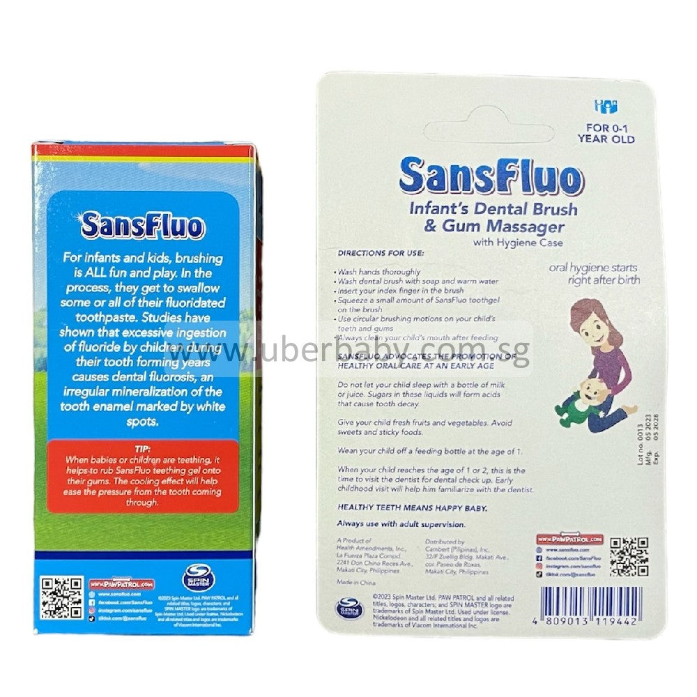 Sanfluo Natural Baby Toothgel – Fluoride Free & Safe to Swallow