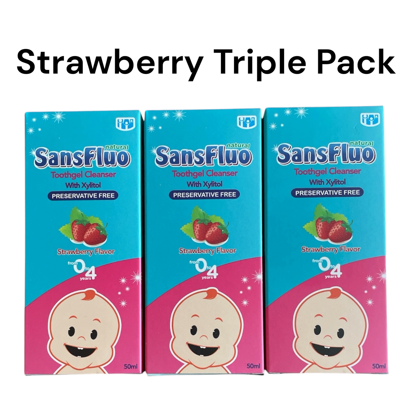 Sanfluo Natural Baby Toothgel – Fluoride Free & Safe to Swallow