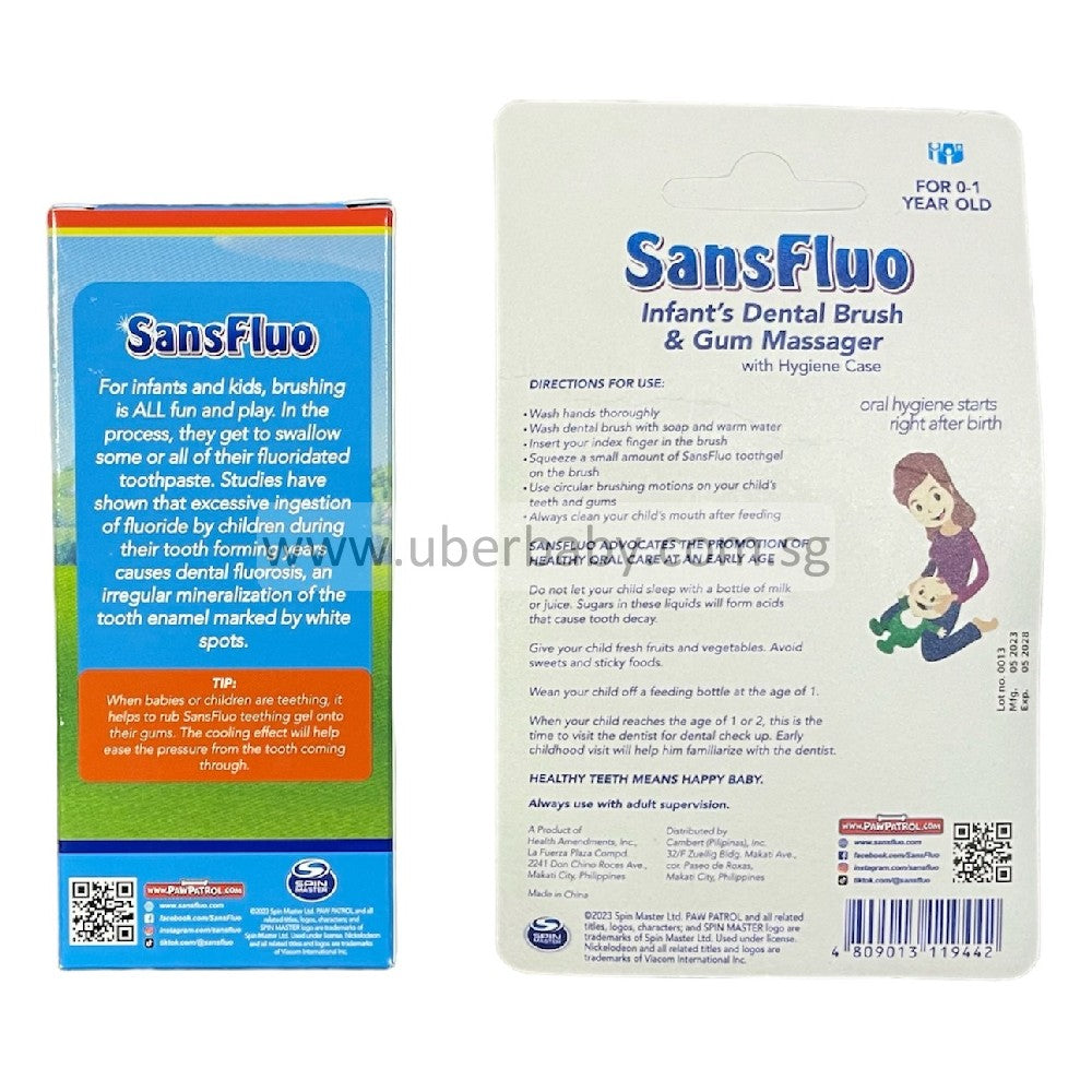 Sanfluo Natural Baby Toothgel – Fluoride Free & Safe to Swallow