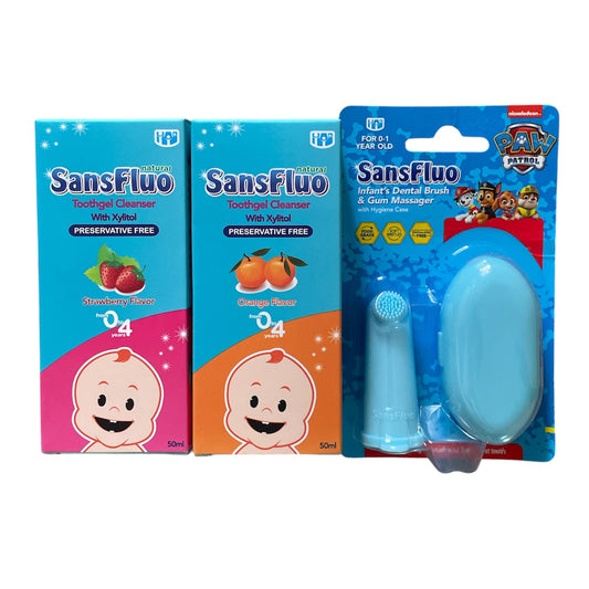 Sanfluo Natural Baby Toothgel – Fluoride Free & Safe to Swallow