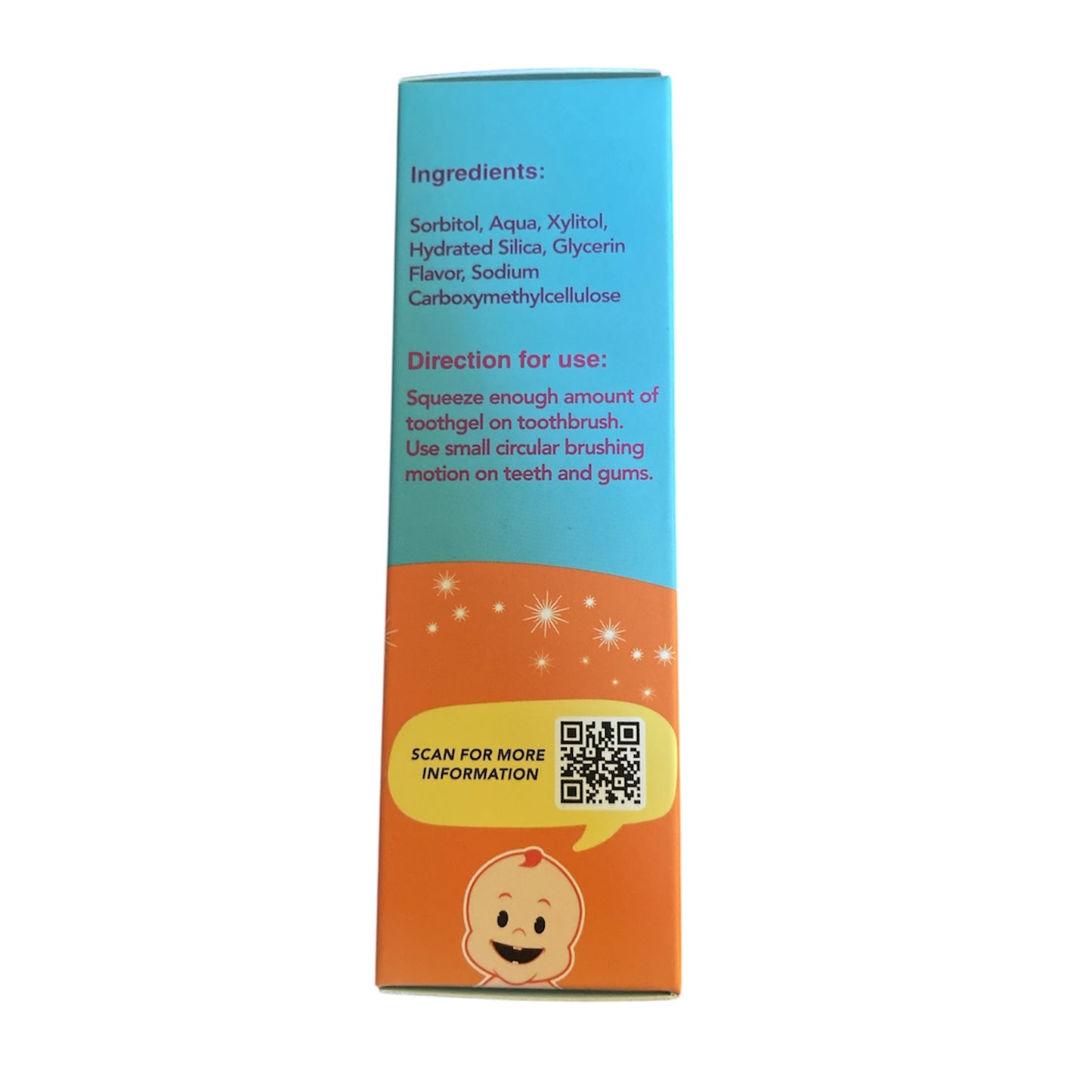 Sanfluo Natural Baby Toothgel – Fluoride Free & Safe to Swallow