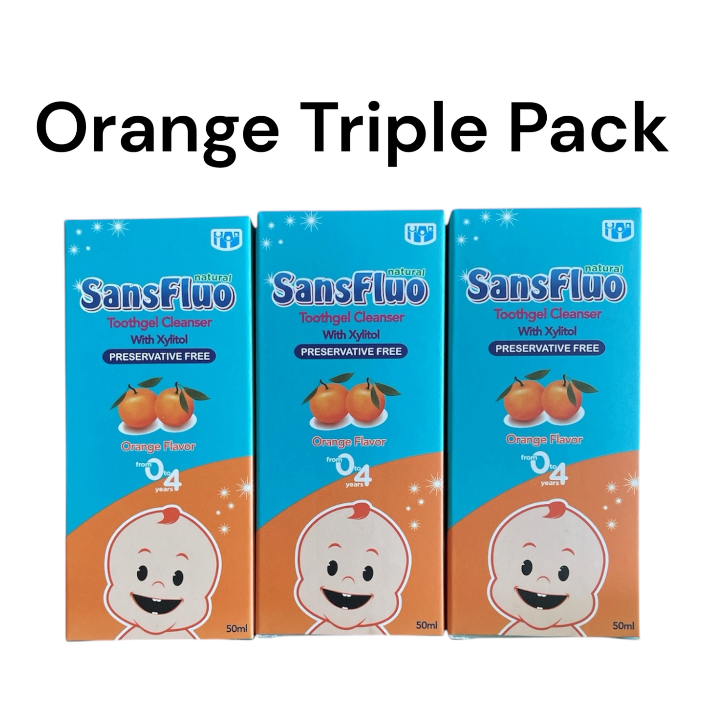Sanfluo Natural Baby Toothgel – Fluoride Free & Safe to Swallow
