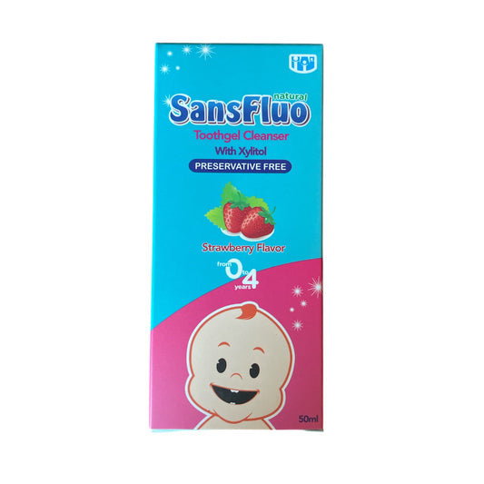 Sanfluo Natural Baby Toothgel – Fluoride Free & Safe to Swallow