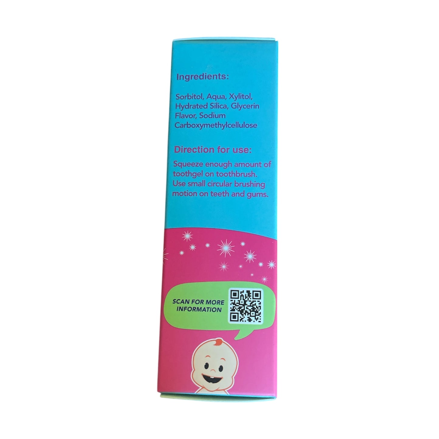 Sanfluo Natural Baby Toothgel – Fluoride Free & Safe to Swallow