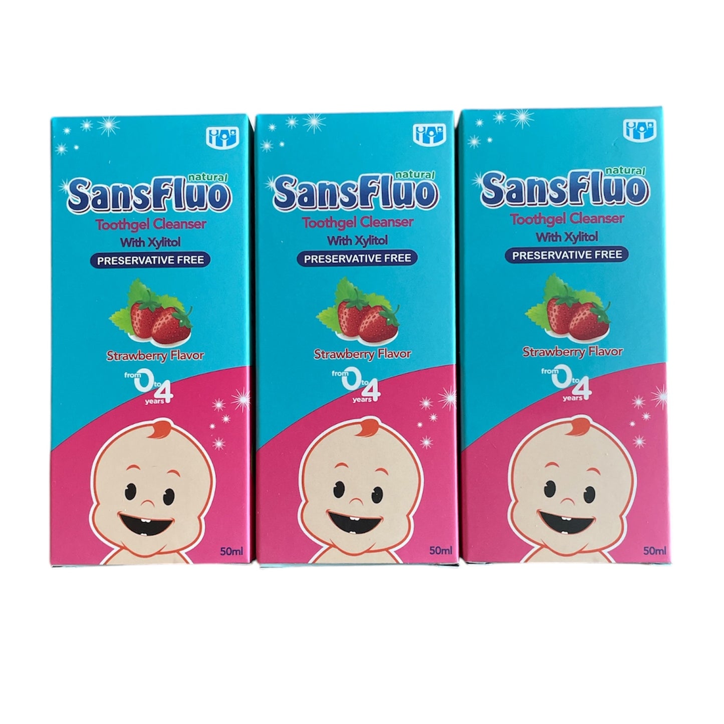 Sanfluo Natural Baby Toothgel – Fluoride Free & Safe to Swallow