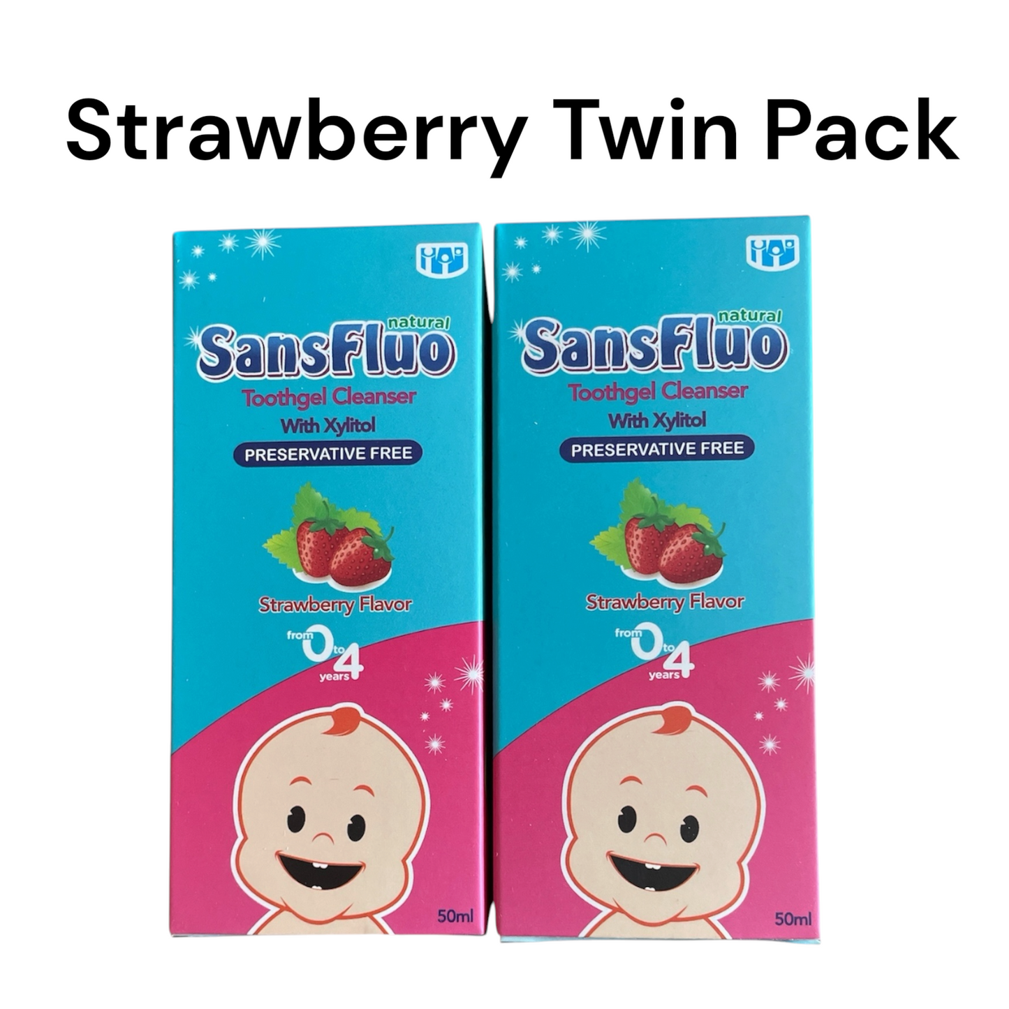 Sanfluo Natural Baby Toothgel – Fluoride Free & Safe to Swallow