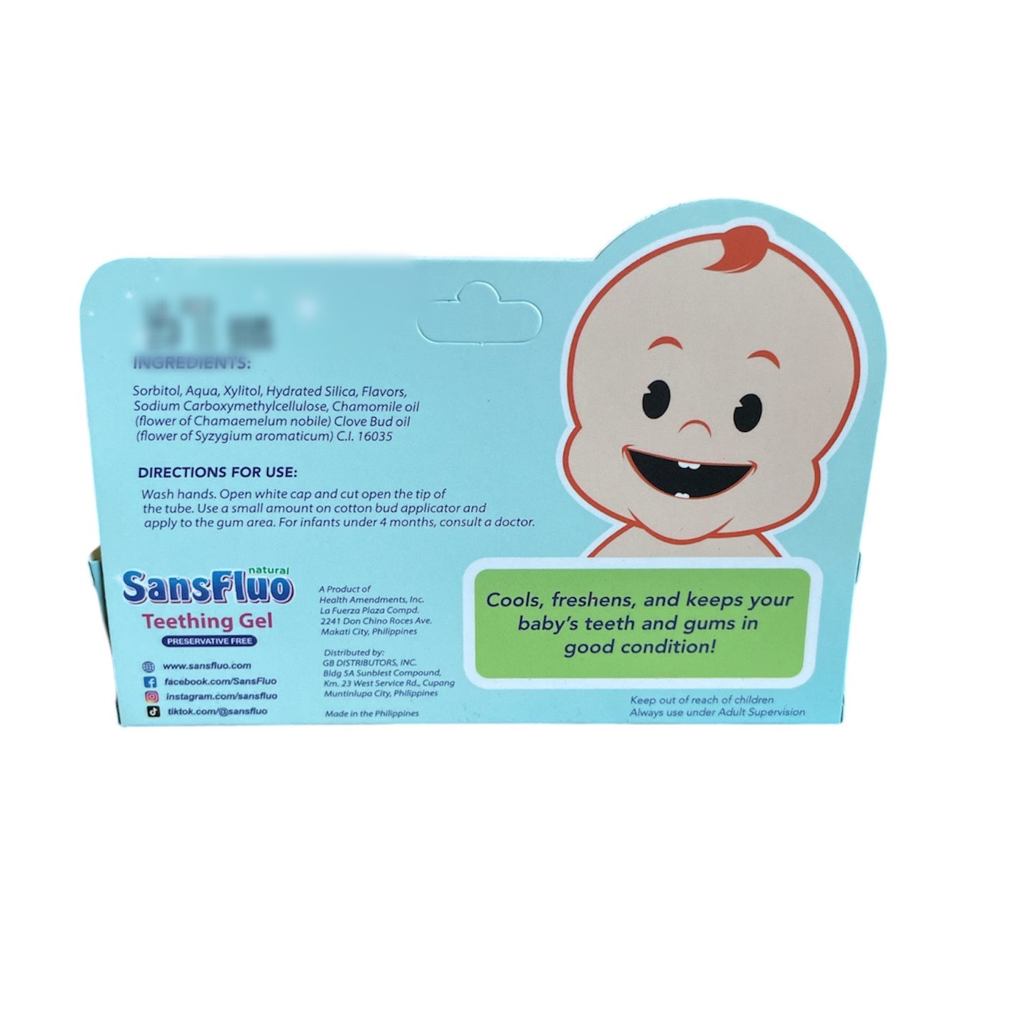 Sanfluo Natural Teething Gel