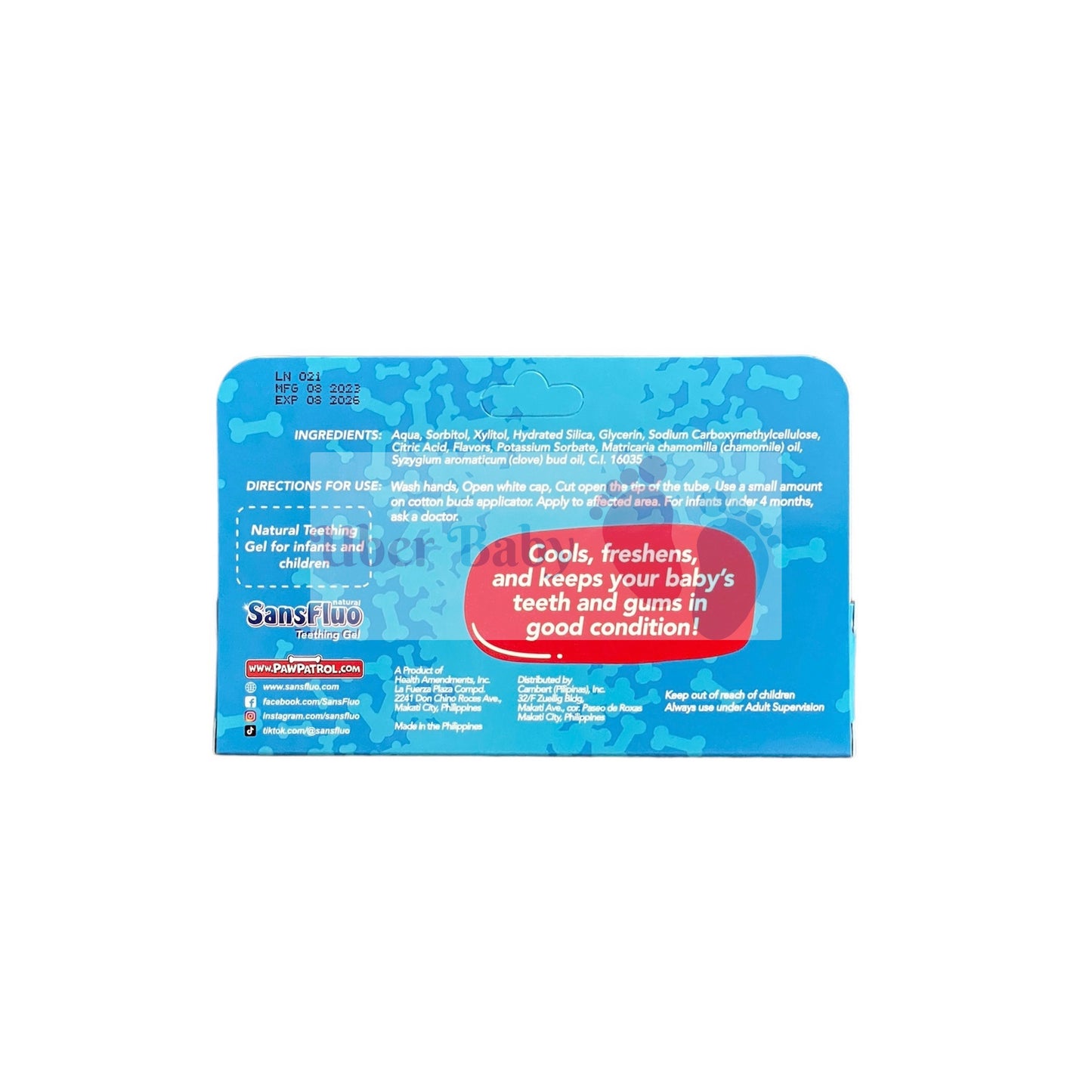 Sanfluo Natural Teething Gel