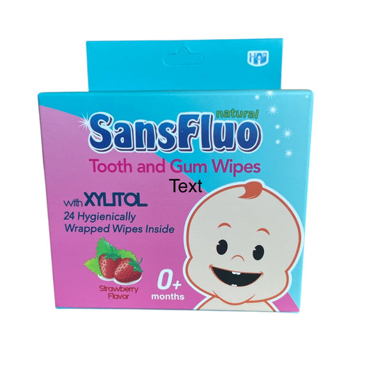 Sanfluo Natural Baby Dental Wipes